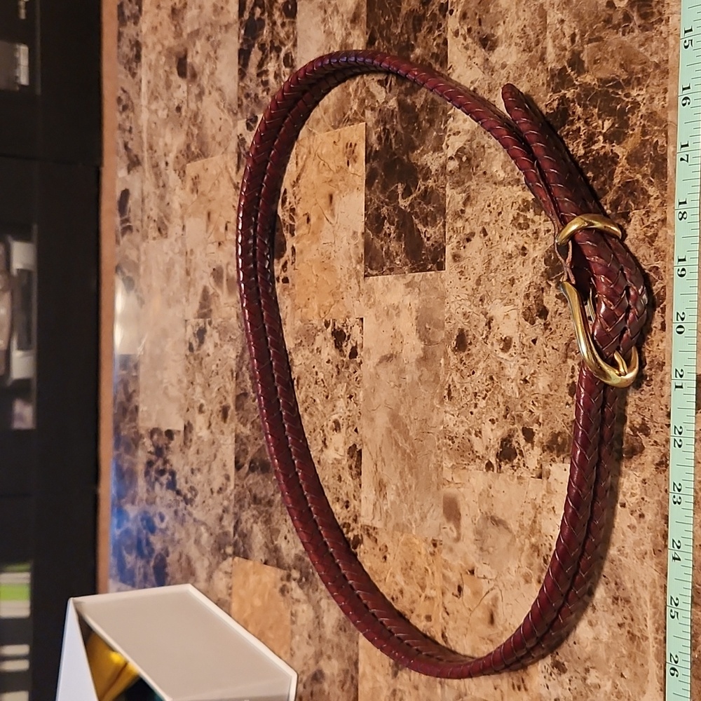 Coach Men’s braided Brown belt.  Size 44